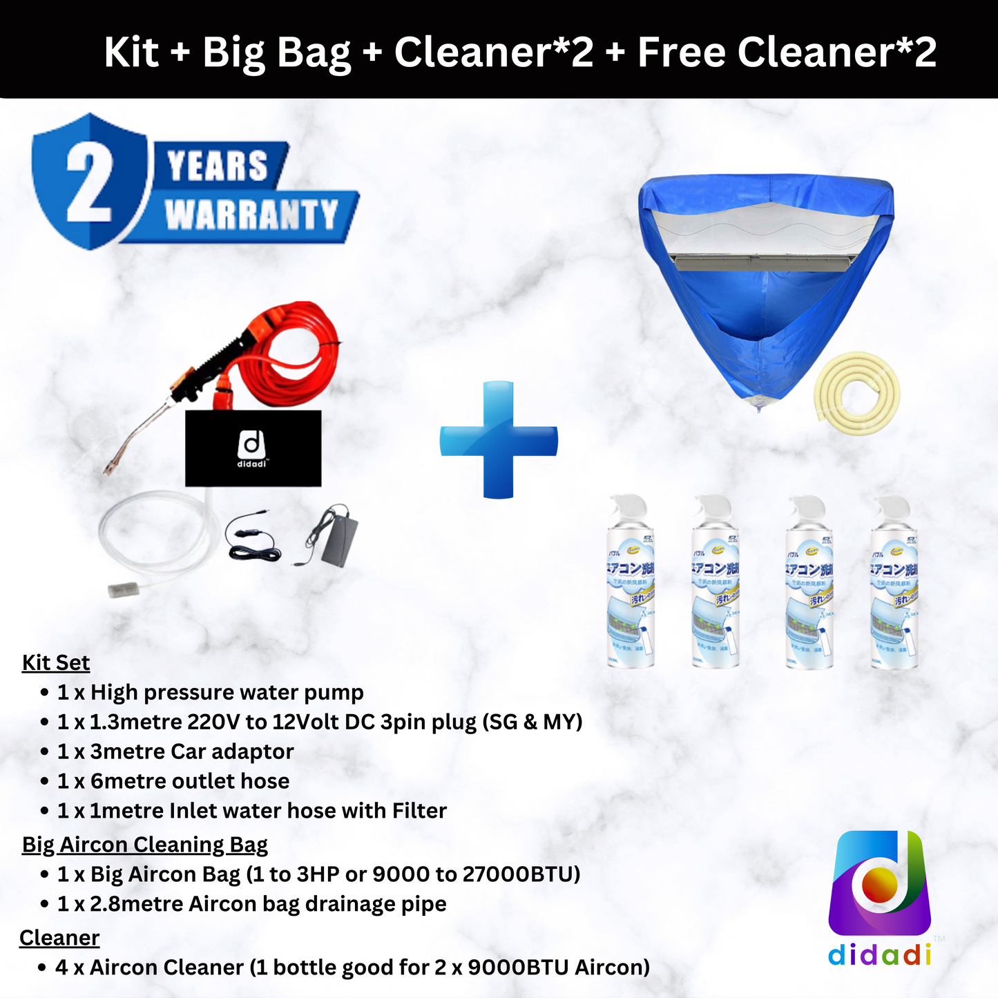 Aircon & Car Cleaning kit